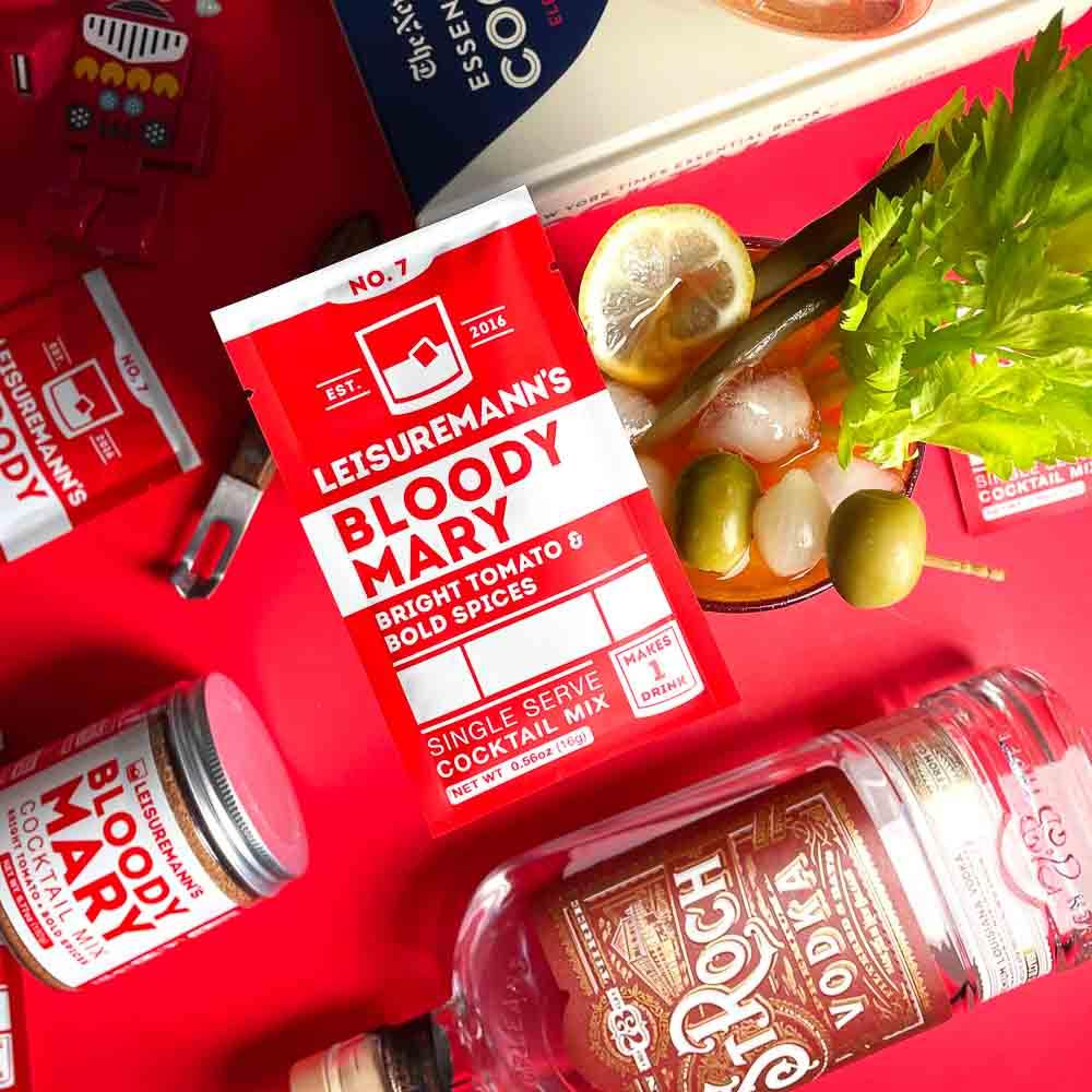 Bloody Mary Single-Serve Cocktail Mix (1 packet) by Leisuremann's Cocktail Mixes