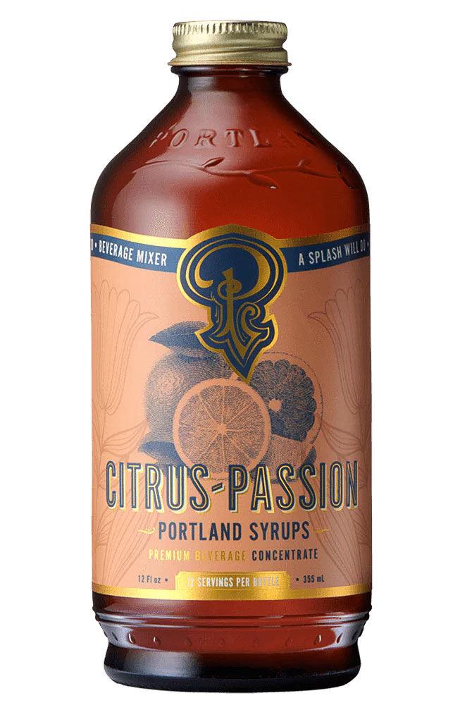 Citrus Passion Fruit Cocktail & Soda Syrup (12oz) by Portland Syrups