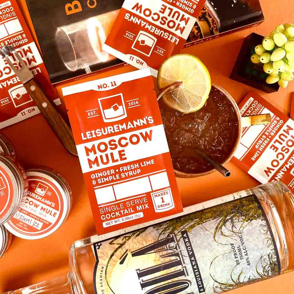 Moscow Mule Single-Serve Cocktail Mix (1 packet) by Leisuremann's Cocktail Mixes