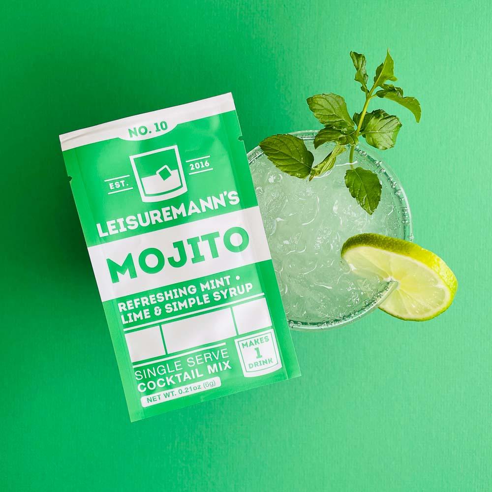 Mojito Single-Serve Cocktail Mix (1 packet) by Leisuremann's Cocktail Mixes