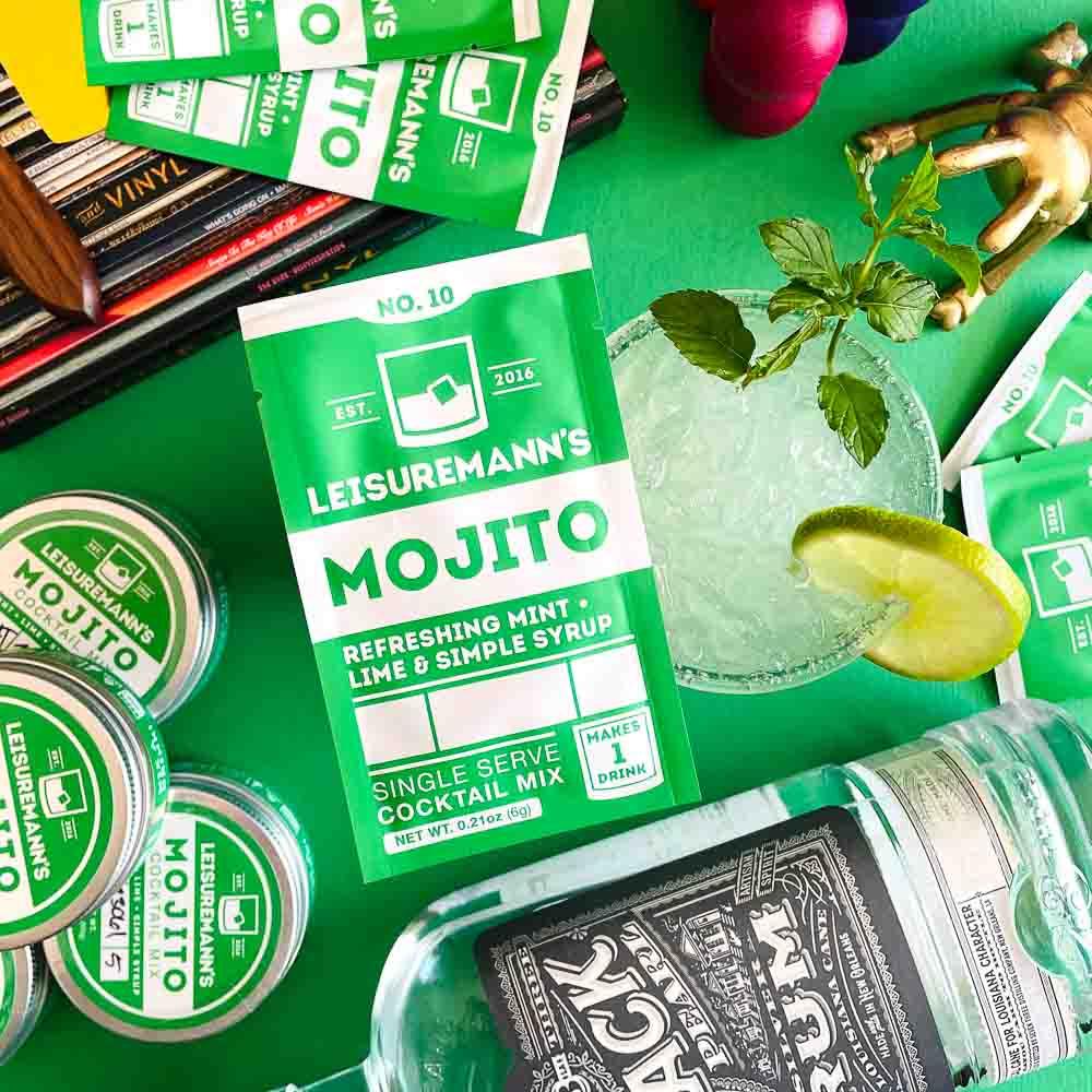Mojito Single-Serve Cocktail Mix (1 packet) by Leisuremann's Cocktail Mixes