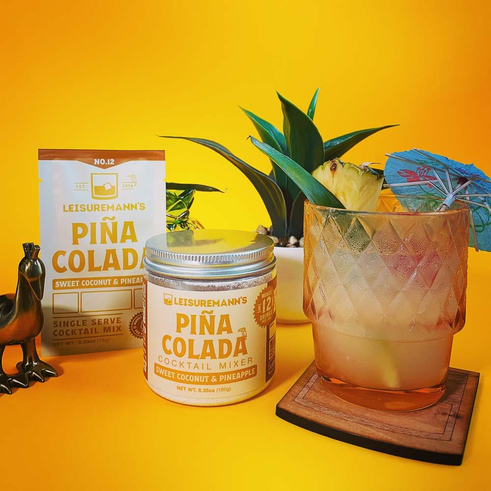 Piña Colada Single-Serve Cocktail Mix (1 packet) by Leisuremann's Cocktail Mixes