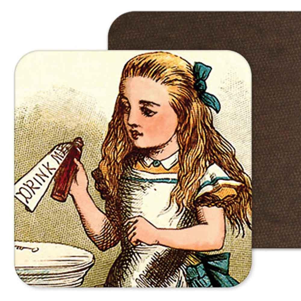 Alice in Wonderland 'Drink Me' Coaster by Kitsch Republic