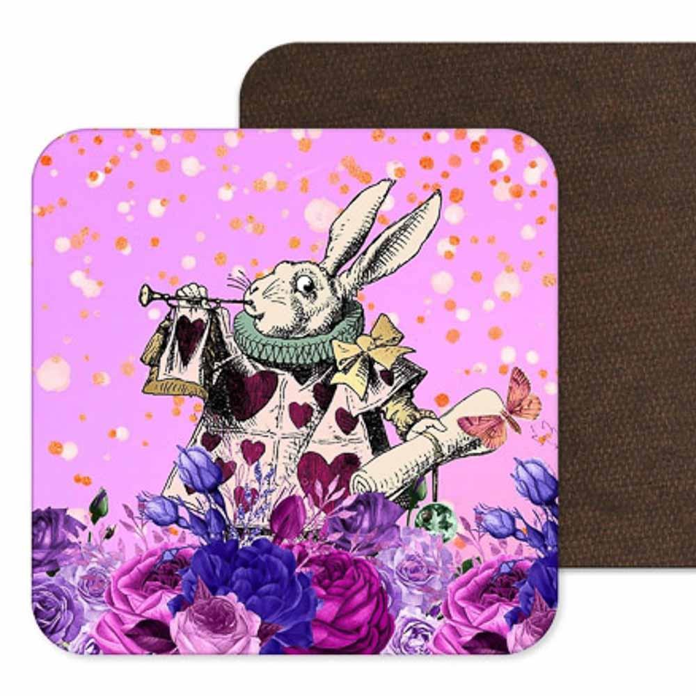 Alice in Wonderland White Rabbit Coaster by Kitsch Republic