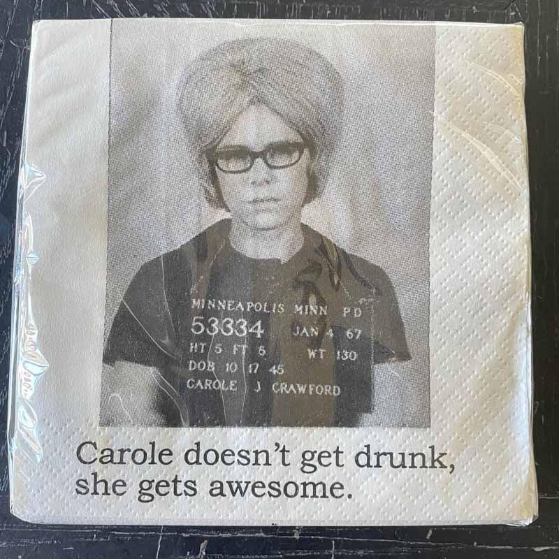 Big House Cocktail Napkins - Carole by 3 Sisters Design