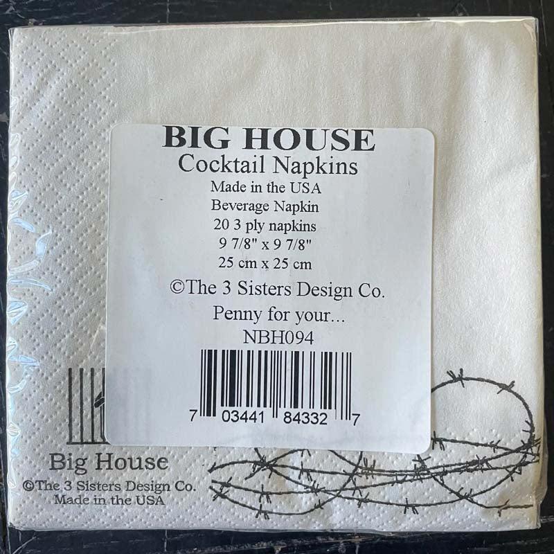 Big House Cocktail Napkins - Penny by 3 Sisters Design