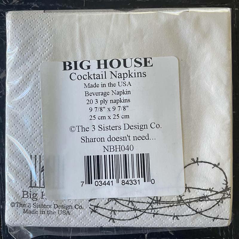 Big House Cocktail Napkins - Sharon by 3 Sisters Design