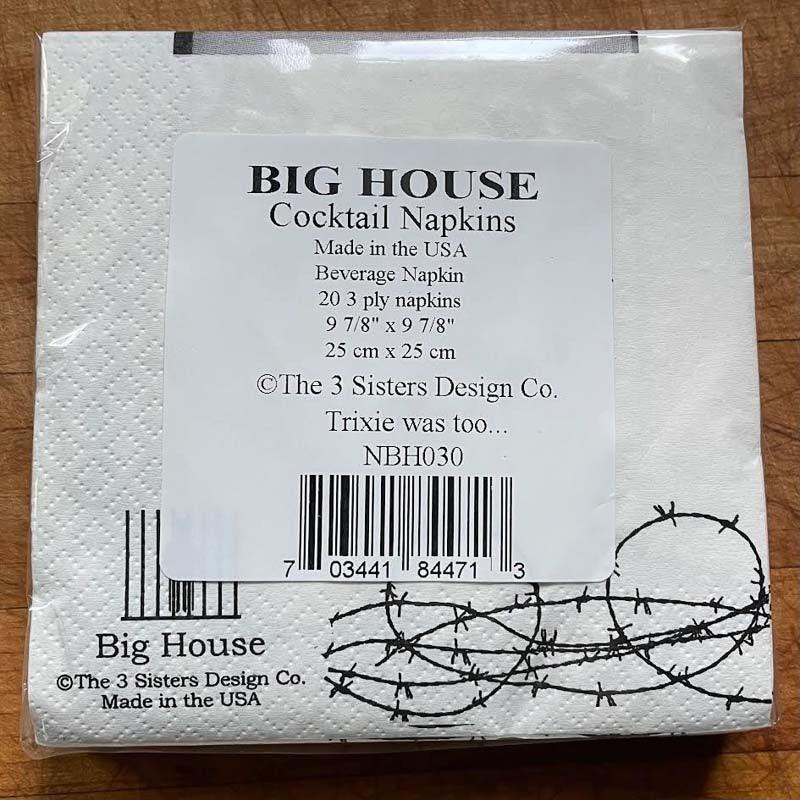Big House Cocktail Napkins - Trixie by 3 Sisters Design