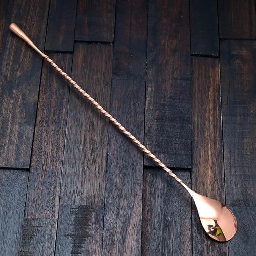 Copper Plated Teardrop Professional Bar Spoon by Prince of Scots