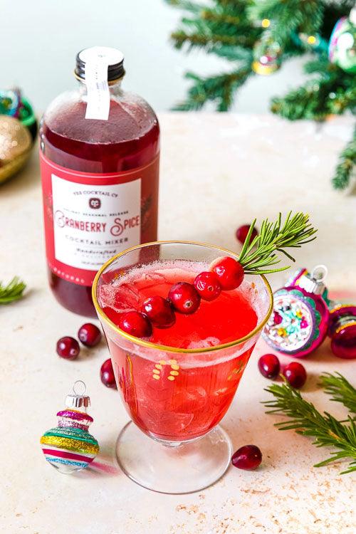 Cranberry Spice Cocktail Mixer (16oz) by Yes Cocktail Co.
