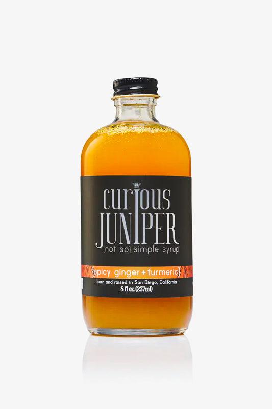 Spicy Ginger Turmeric {Not So} Simple Syrup (8oz) by Curious Juniper