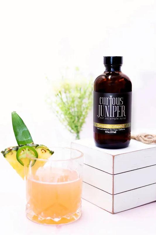 Pineapple Jalapeno {Not So} Simple Syrup (8oz) by Curious Juniper