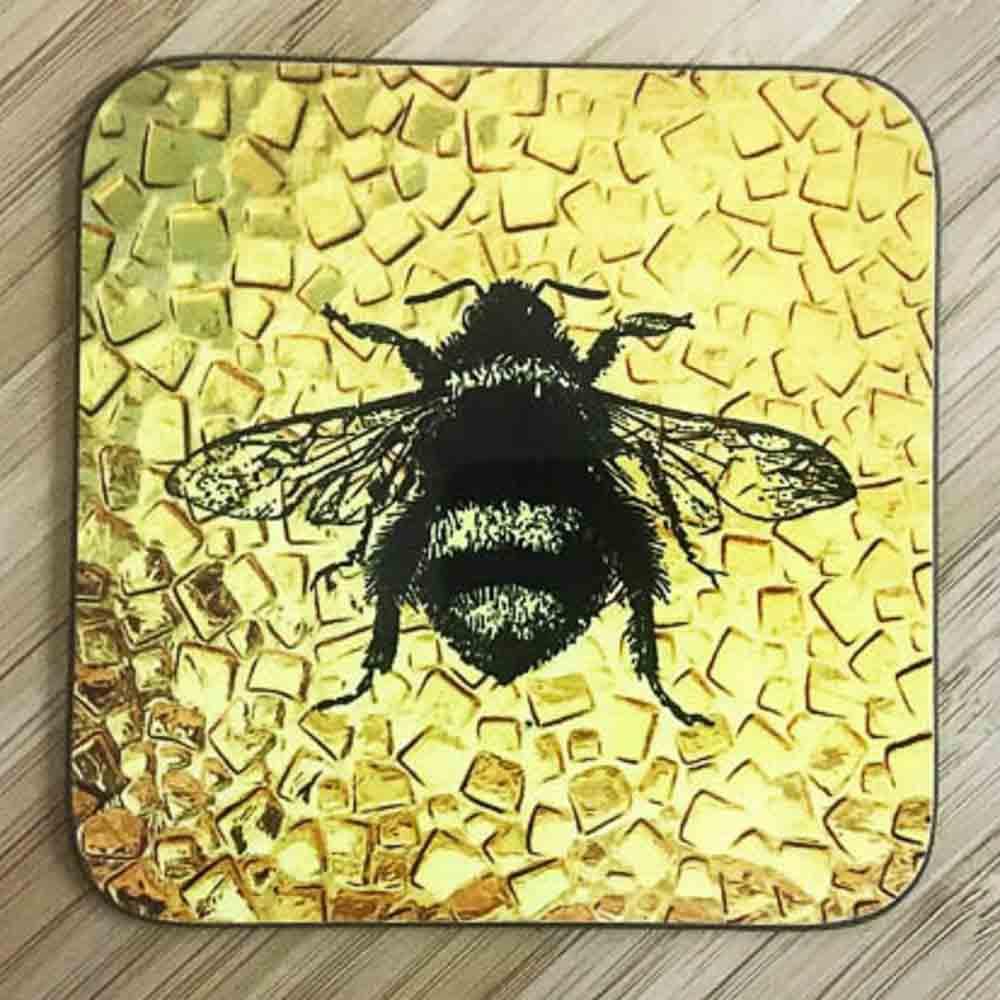 Golden Bee Coaster by Kitsch Republic