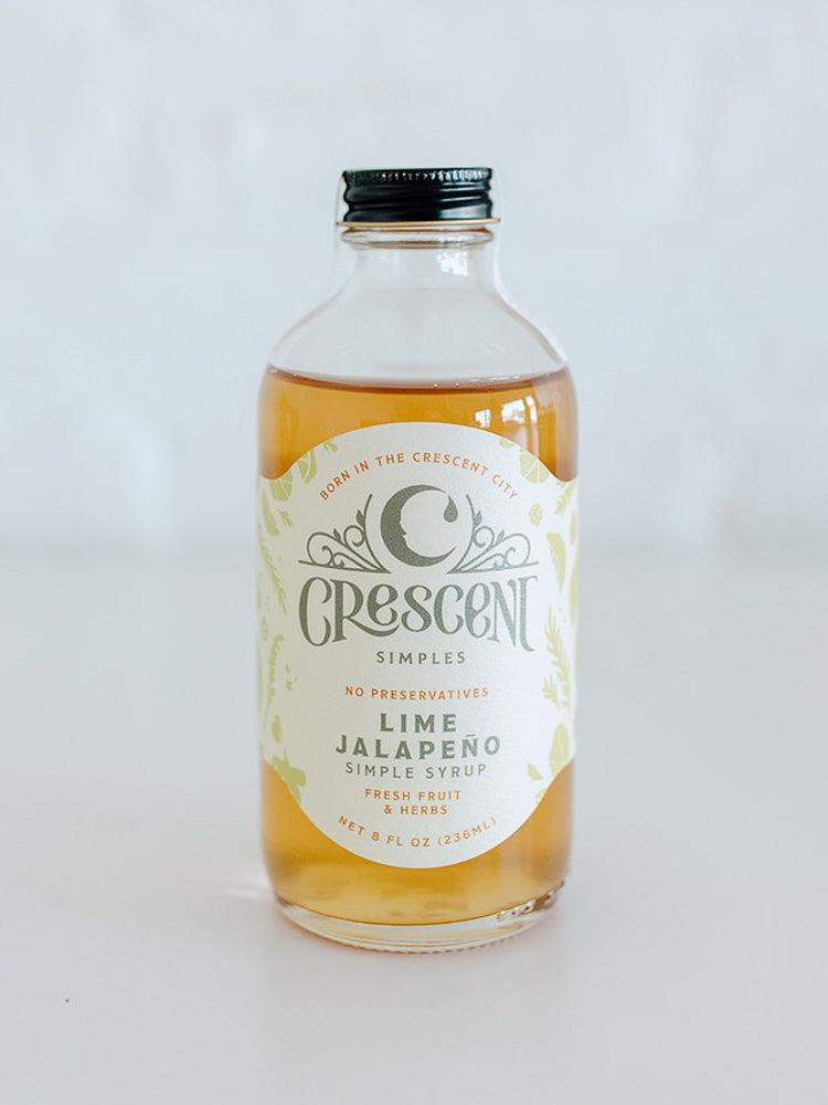 Lime Jalapeno Simple Syrup (8oz) by Crescent Simples