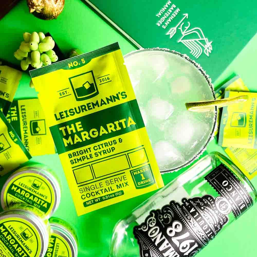 Margarita Single-Serve Cocktail Mix (1 packet) by Leisuremann's Cocktail Mixes