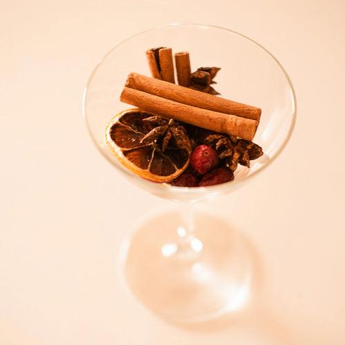 Golden Hour Garnish Pack (Star Anise, Cranberry, Lemon, Cinnamon) by Root Elixirs