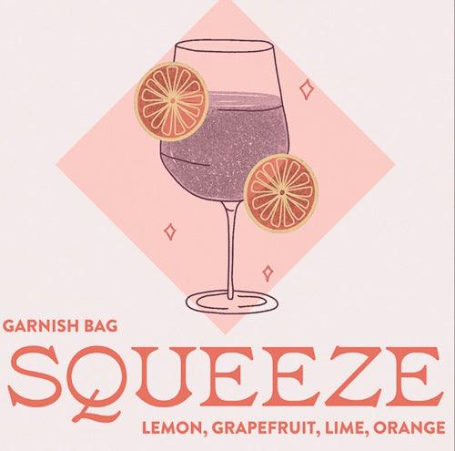 Squeeze Citrus Garnish Pack (Orange, Grapefruit, Lemon, Lime) by Root Elixirs