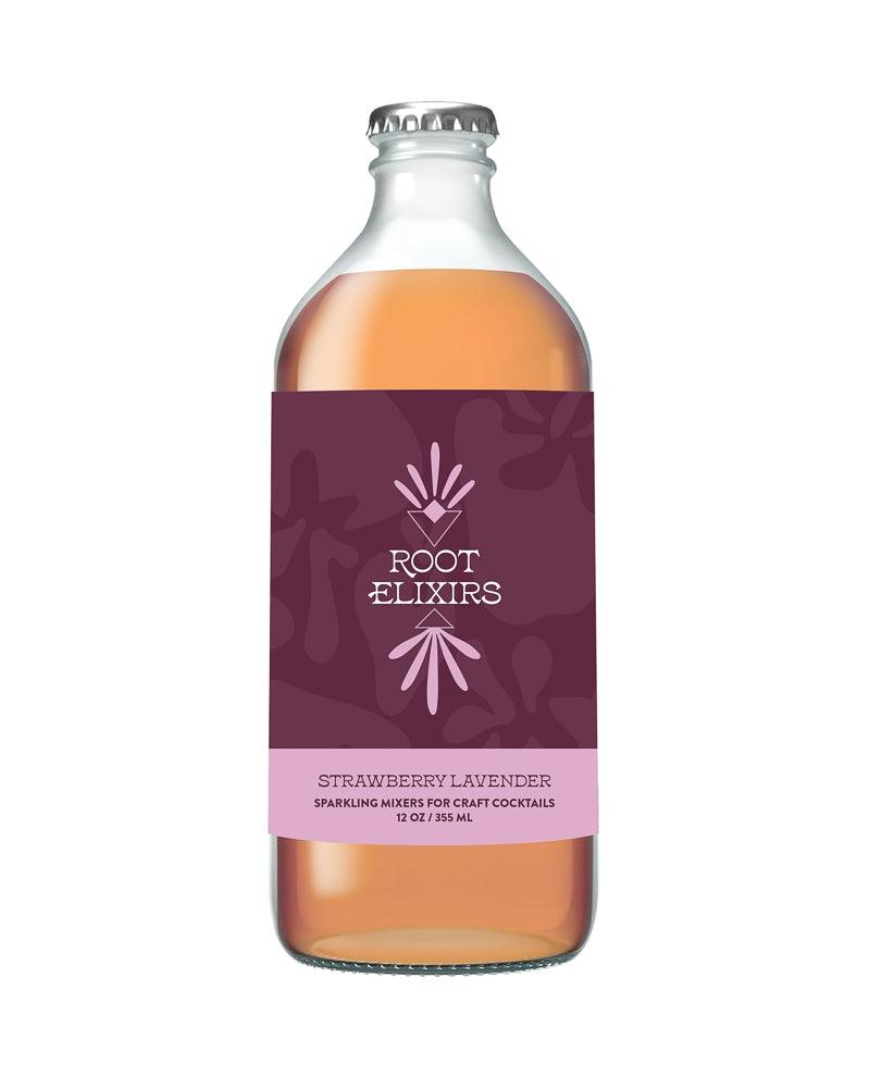 Strawberry Lavender Sparkling Mixer by Root Elixirs