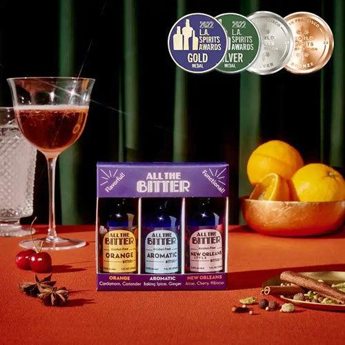 Classic Bitters Sampler Pack (Alcohol-Free) by All The Bitter