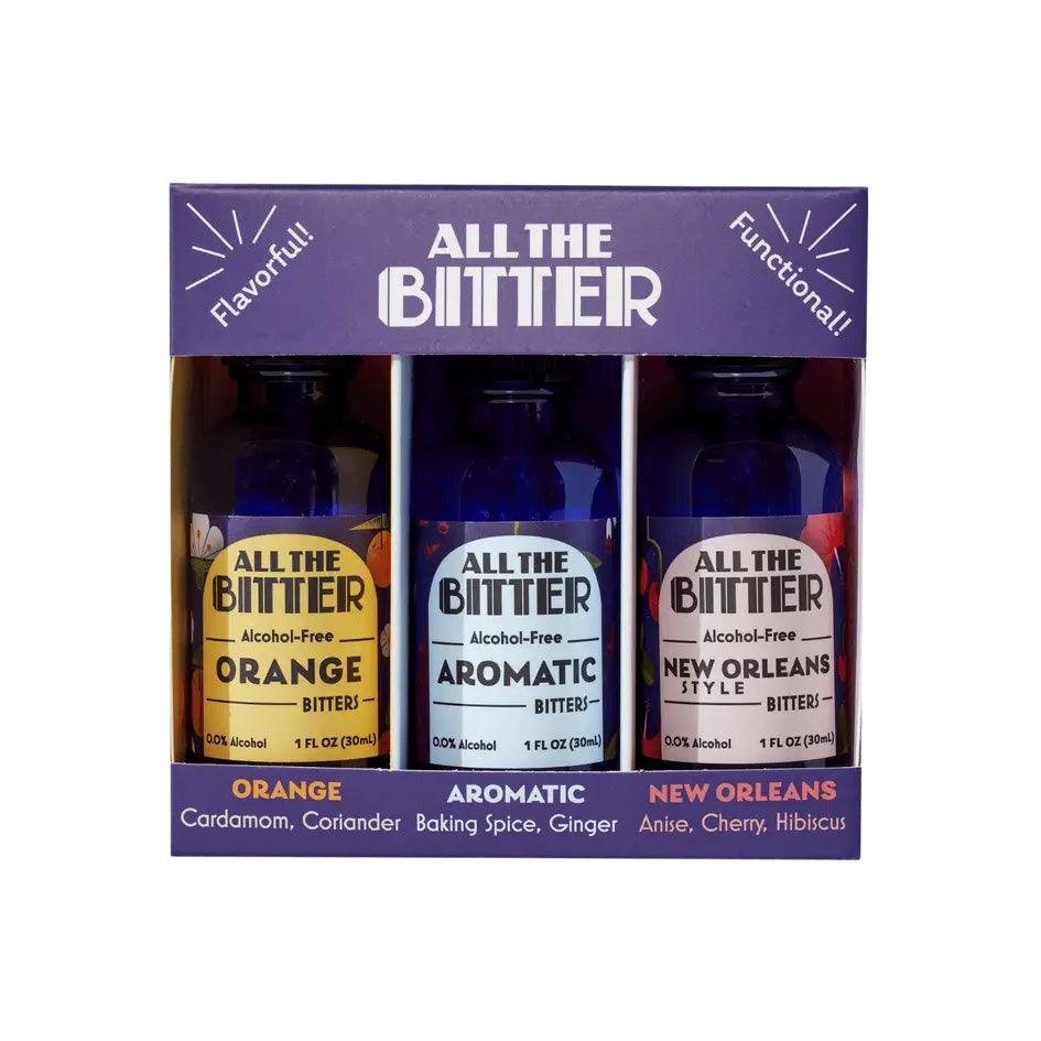 Classic Bitters Sampler Pack (Alcohol-Free) by All The Bitter