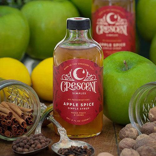 Apple Spice Simple Syrup (8oz) by Crescent Simples