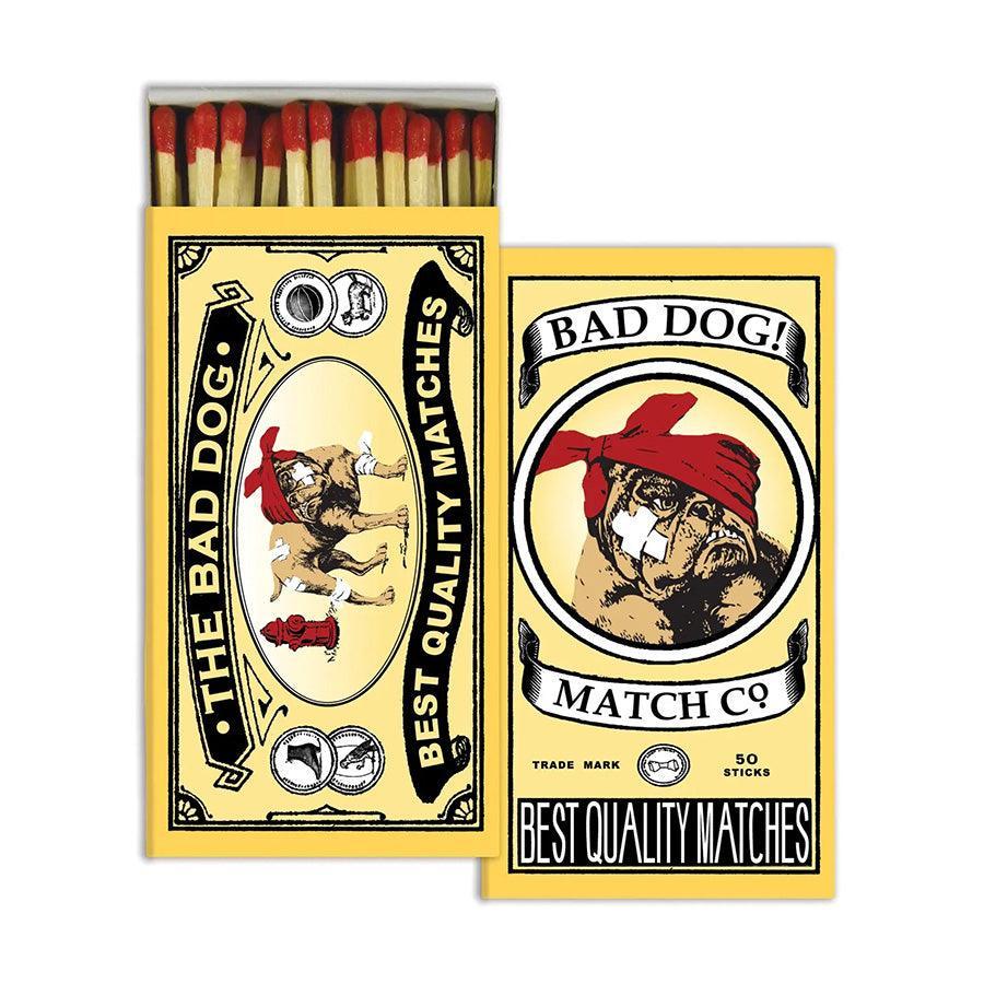 'Bad Dog' Decorative Boxed Candle Matches by HomArt