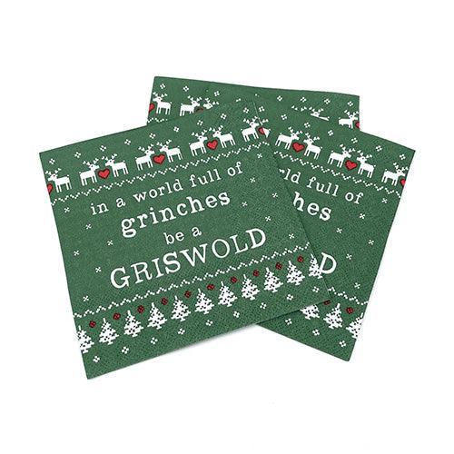 'Be a Griswold' Holiday Cocktail Napkins (Pack of 20) by Soiree Sisters
