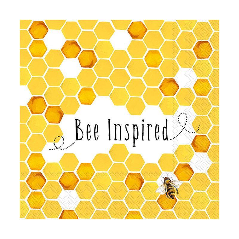 'Bee Inspired' Cocktail Napkins (Pack of 20) by Boston International