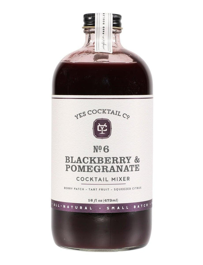 Blackberry & Pomegranate Cocktail Mixer (16oz) by Yes Cocktail Co.