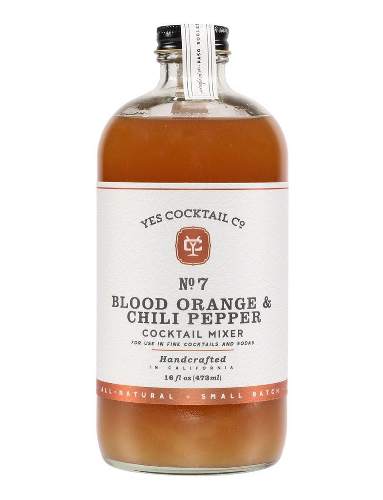 Blood Orange & Chili Pepper Cocktail Mixer (16oz) by Yes Cocktail Co.