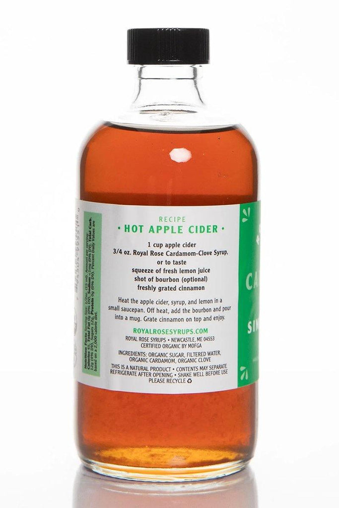 Spiced Hot Toddy Organic Simple Syrup by Royal Rose Syrups
