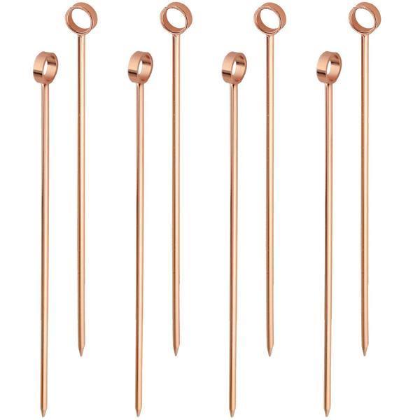 Copper Professional Cocktail Picks (Set of 8) by Prince of Scots