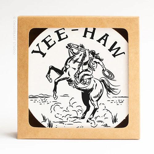 Cowgirl Letterpress Coasters (Pack of 10) by Onderkast Studio