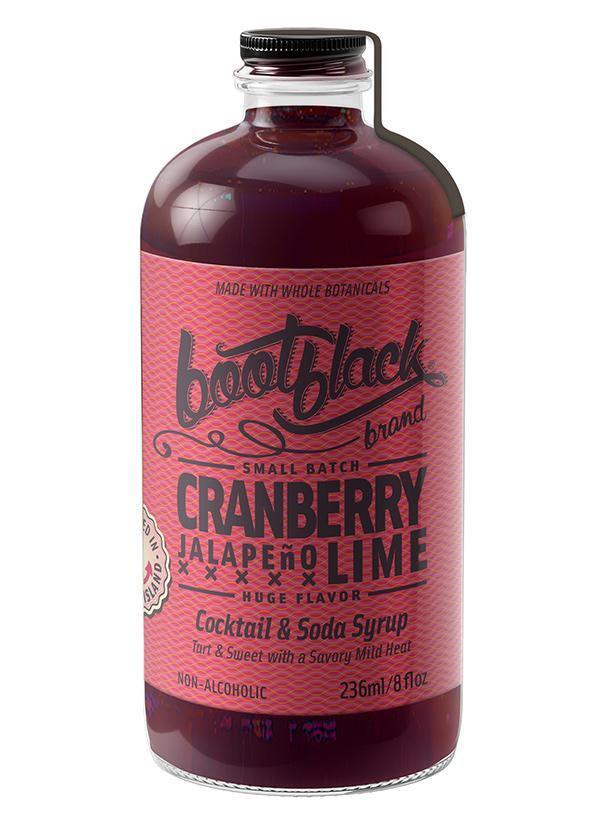 Cranberry Jalapeno Lime Cocktail & Soda Syrup (8oz) by Bootblack Brand