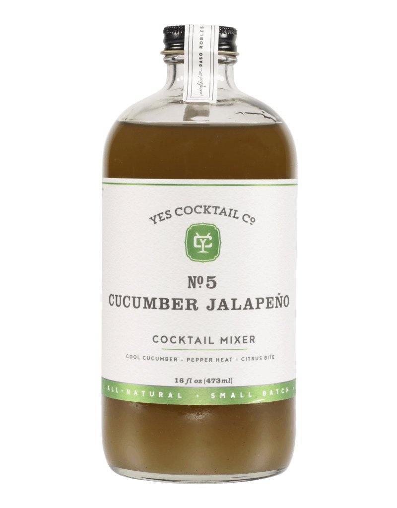 Cucumber Jalapeño Cocktail Mixer (16oz) by Yes Cocktail Co.
