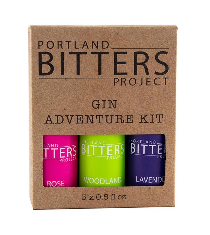 Gin Adventure Kit Cocktail Bitters Sampler (1/2 oz) by Portland Bitters Project