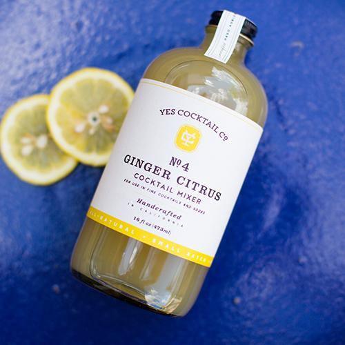 Ginger Citrus Cocktail Mixer (16oz) by Yes Cocktail Co.