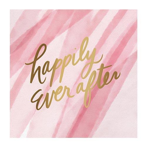 'Happily Ever After' Cocktail Napkins (Pack of 20) by Slant Collections