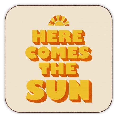 Here Comes the Sun Coaster by Art Wow