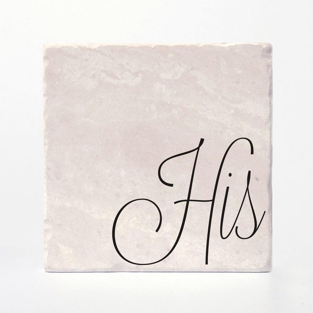 His & His Couple | Absorbent Tile Coasters by Versatile Coasters