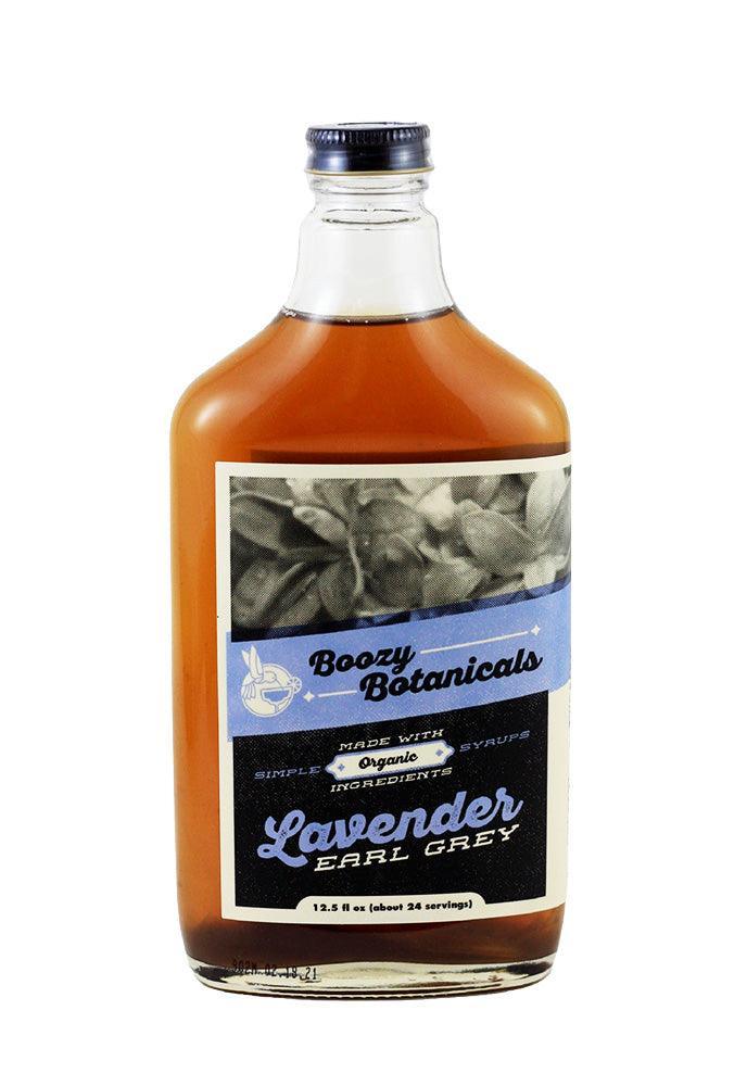 Lavender Earl Grey Simple Syrup (12.5oz) by Boozy Botanicals