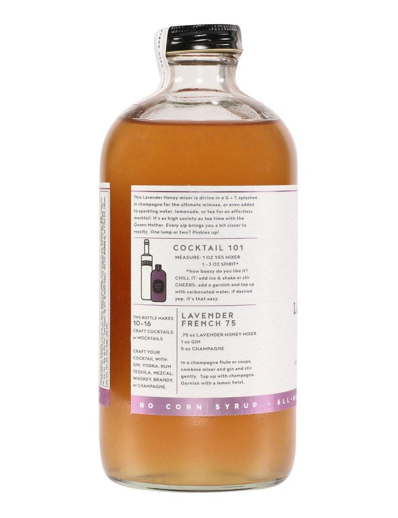 Lavender Honey Cocktail Mixer (16oz) by Yes Cocktail Co.