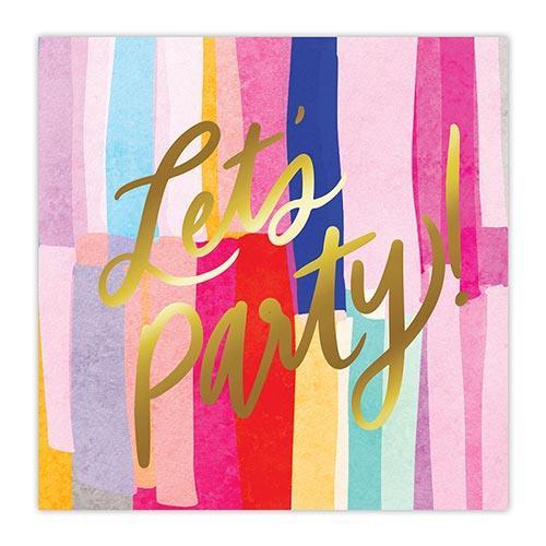 Let's Party! Cocktail Napkins (Pack of 20) by Slant Collections