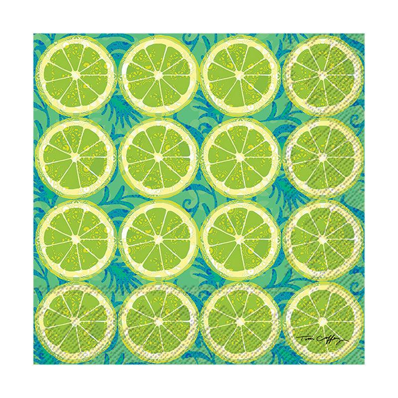 Lime Craze Cocktail Napkins (Pack of 20) by Boston International
