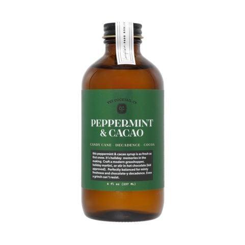 Peppermint & Cacao Syrup (8oz) by Yes Cocktail Co.