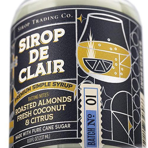 Sirop de Clair Premium Simple Syrup (8oz) by Sirop Trading Co.