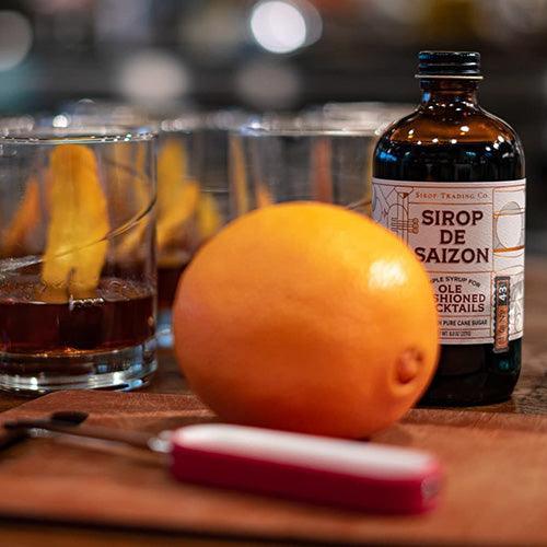Sirop de Saizon Old Fashioned Cocktail Syrup (8oz) by Sirop Trading Co.