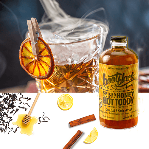 Spiced Honey Hot Toddy Cocktail & Soda Syrup (8oz) by Bootblack Brand