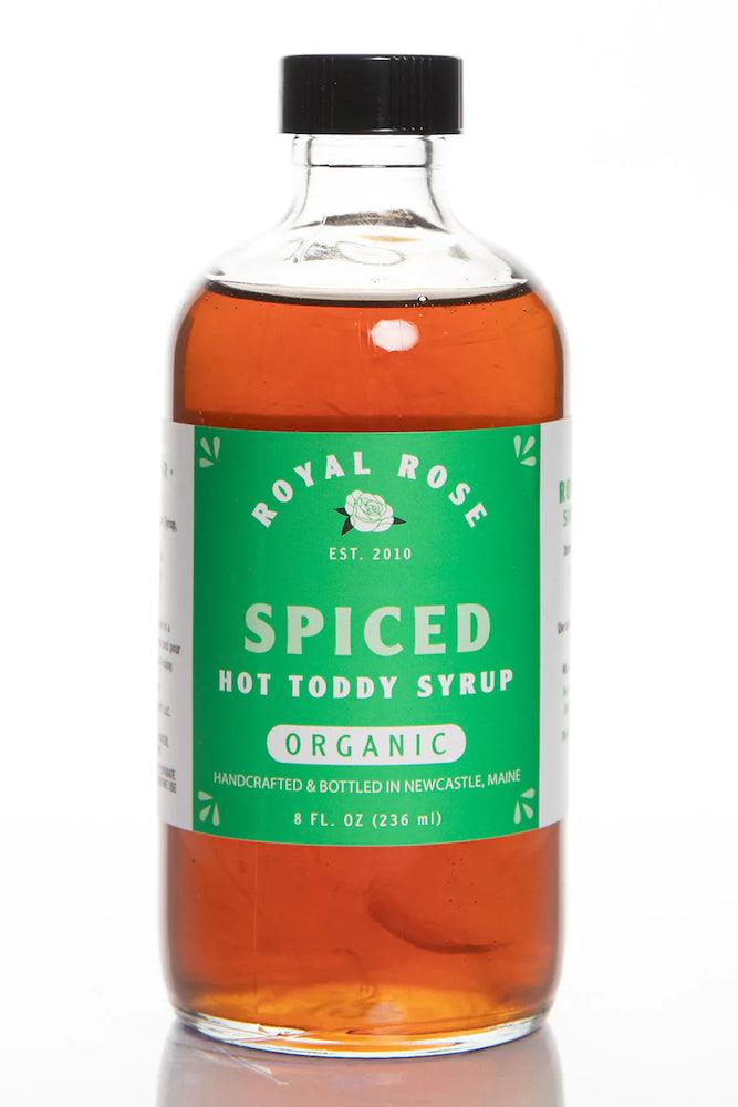 Spiced Hot Toddy Organic Simple Syrup by Royal Rose Syrups
