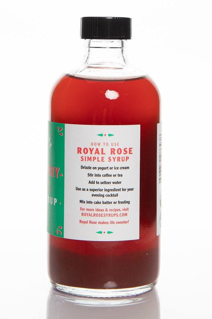 Strawberry Fennel Organic Simple Syrup (2oz) by Royal Rose Syrups
